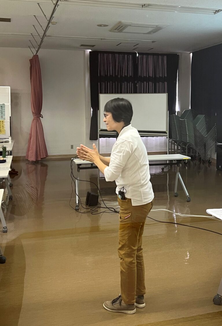 講座の様子（講師 天見 心）