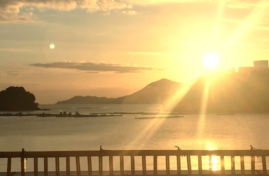 鳥羽の夕景（撮影：天見心）